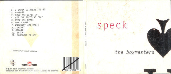 The Boxmasters : Speck (CD, Album)