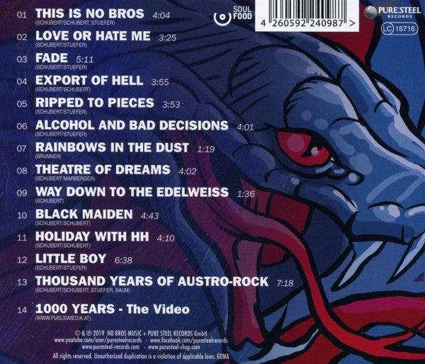 No Bros : Export Of Hell (CD, Album, Enh)