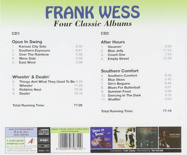 Frank Wess : Four Classic Albums (2xCD, Comp)