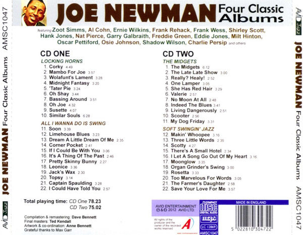Joe Newman : Four Classic Albums (2xCD, Comp, RM)