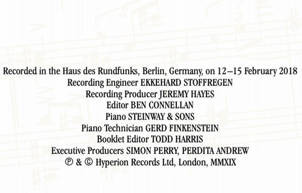 Hans Pfitzner, Walter Braunfels, Markus Becker (4), Rundfunk-Sinfonieorchester Berlin, Constantin Trinks : Piano Concerto In E Flat Major, Tag- Und Nachtstücke (CD)