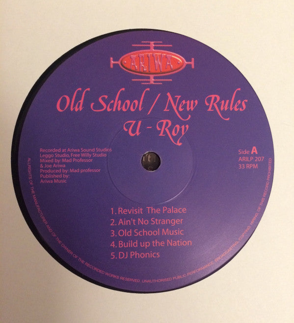 U-Roy : Old School / New Rules (LP, RP)