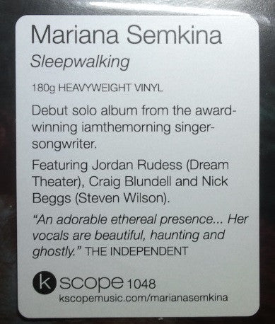 Marjana Semkina : Sleepwalking (LP, Album)
