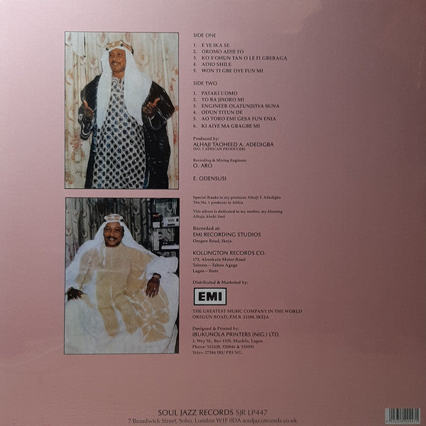 Alhaji Chief Kollington Ayinla & His Fuji '78 Organization : Blessing (LP, Album, Ltd, RE)