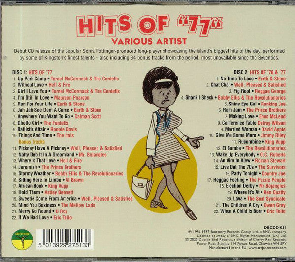 Various : Hits Of "77" (2xCD, Comp, Dlx, RM)