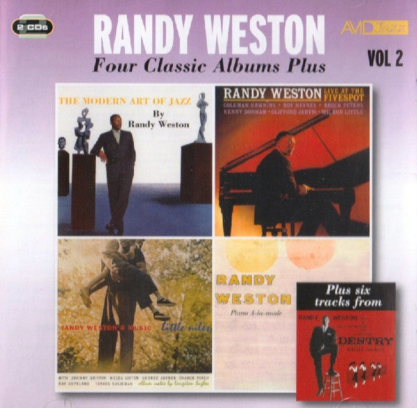Randy Weston : Four Classic Albums Plus: The Modern Art Of Jazz / Piano A La Mode / Little Niles / Live At The Five Spot / Destry Rides Again (2xCD, Comp)