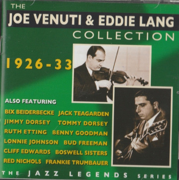 Joe Venuti & Eddie Lang : The Collection, 1926-33 (2xCD, Comp)