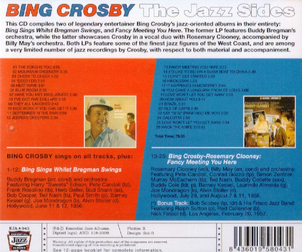 Bing Crosby : The Jazz Sides (CD, Comp)