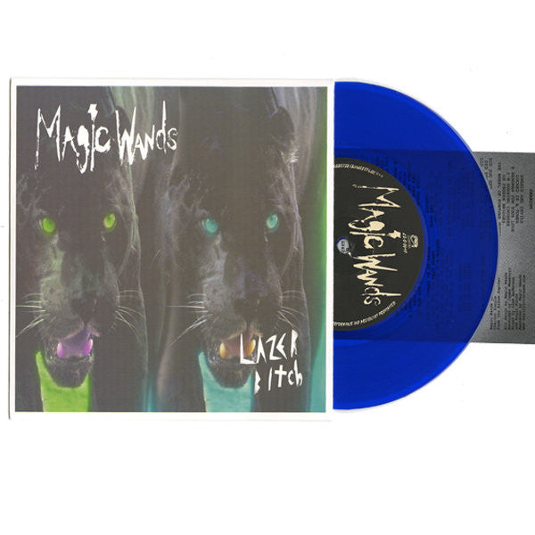 Magic Wands : Lazer Bitch (7", Ltd, Blu)