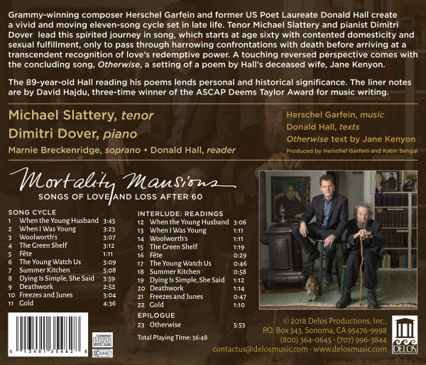 Various : Mortality Mansions: Songs Of Love And Loss After 60 (CD, Album)
