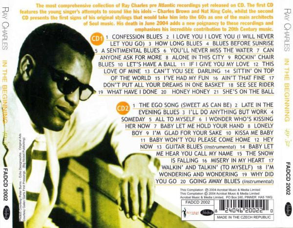 Ray Charles : In The Beginning '49 - '52 (2xCD, Comp)