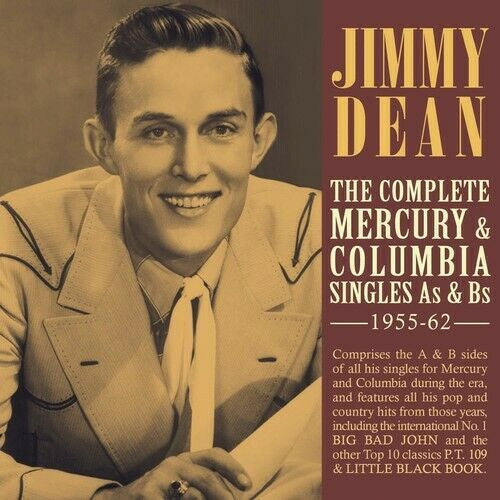 Jimmy Dean : The Complete Mercury & Columbia Singles As & Bs — 1955-1962 (2xCD, Comp)