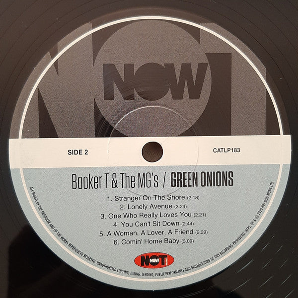 Booker T & The MG's : Green Onions (LP, Album, RE, 180)
