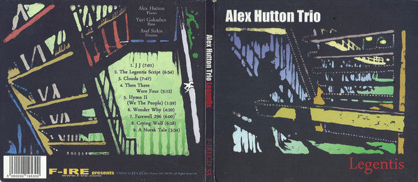 Alex Hutton Trio : Legentis (CD, Album)