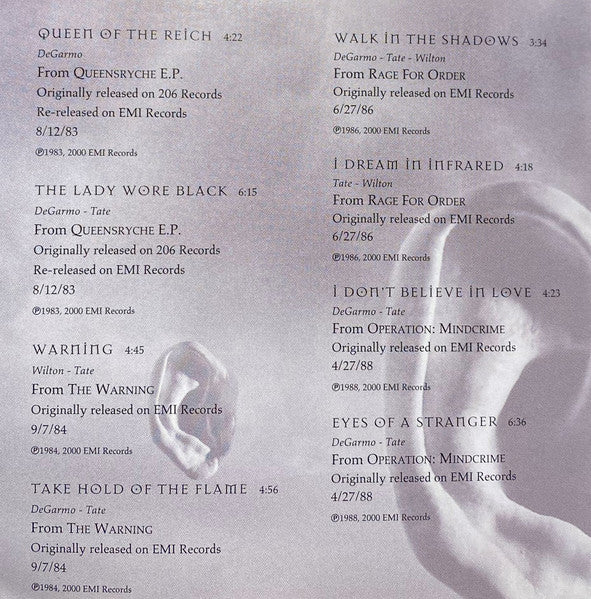 Queensrÿche : Greatest Hits (CD, Comp, RM)