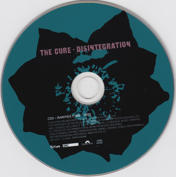 The Cure : Disintegration (CD, Album, RM + CD + CD, Album, RM + Dlx, RE, Fat)