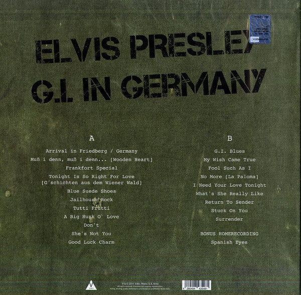 Elvis Presley : G.I. In Germany (LP, Comp, Ltd, Mul)
