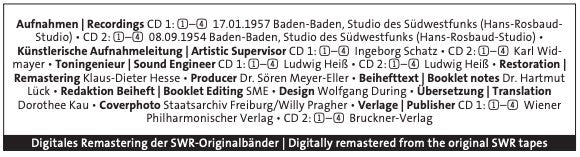 Pyotr Ilyich Tchaikovsky, Südwestfunkorchester Baden-Baden, Hans Rosbaud : Sinfonien 4 & 5 (2xCD, Album, Mono, RM)