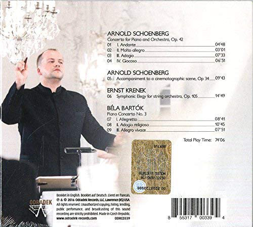 Pina Napolitano, Liepaja Symphony Orchestra, Atvars Lakstīgala - Arnold Schoenberg, Béla Bartók, Ernst Krenek : Elegy (CD, Album)