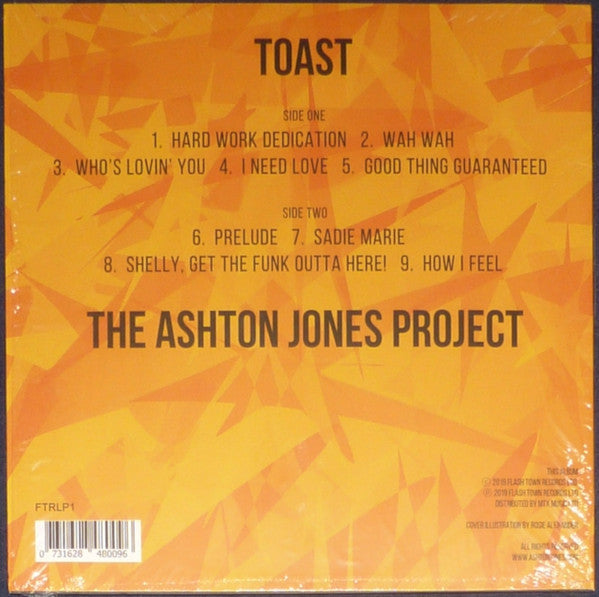 The Ashton Jones Project : Toast (LP, Album, Ltd, Ora)