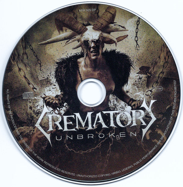 Crematory : Unbroken (CD, Album, Ltd)