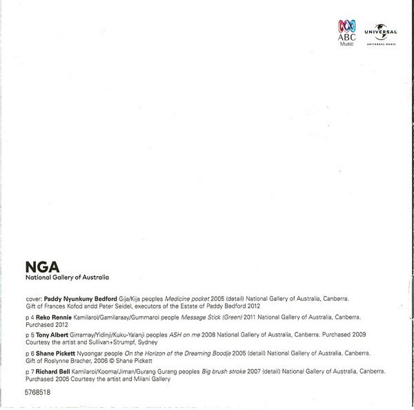 Various : NGA Indigenous Art + Music (CD, Comp)
