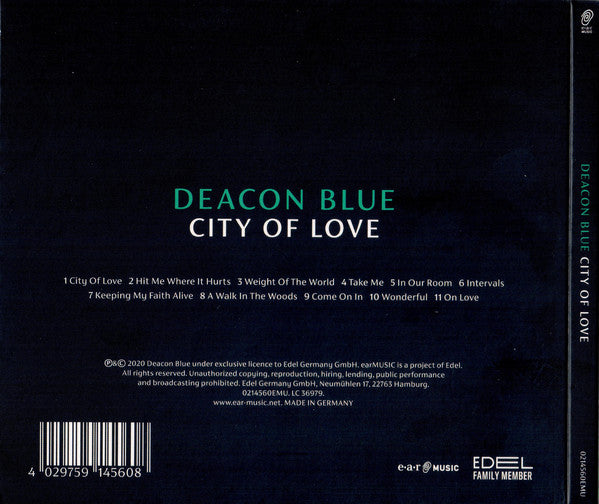 Deacon Blue : City Of Love (CD, Album)