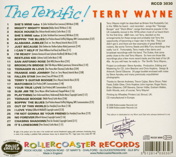 Terry Wayne : The Terrific! Terry Wayne (CD, Comp)