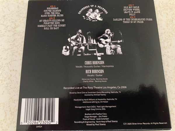 Brothers Of A Feather : Live At The Roxy (CD)