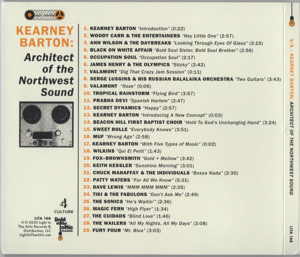 Various : Kearney Barton: Architect of the Northwest Sound (CD, Comp)