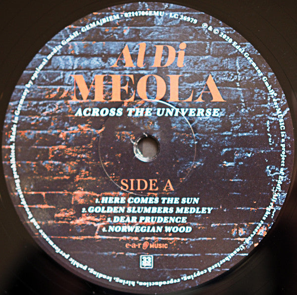 Al Di Meola : Across The Universe (2xLP, Album, 180)