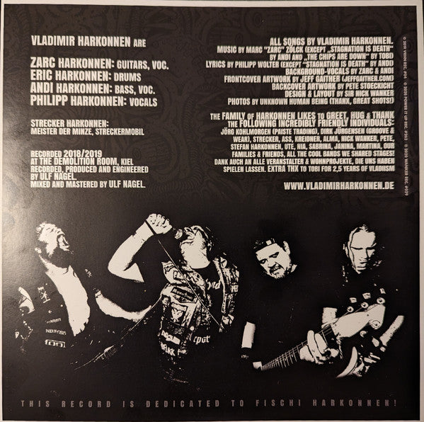 Vladimir Harkonnen : Vlad Smash! (LP, S/Sided, Ltd, Scr)