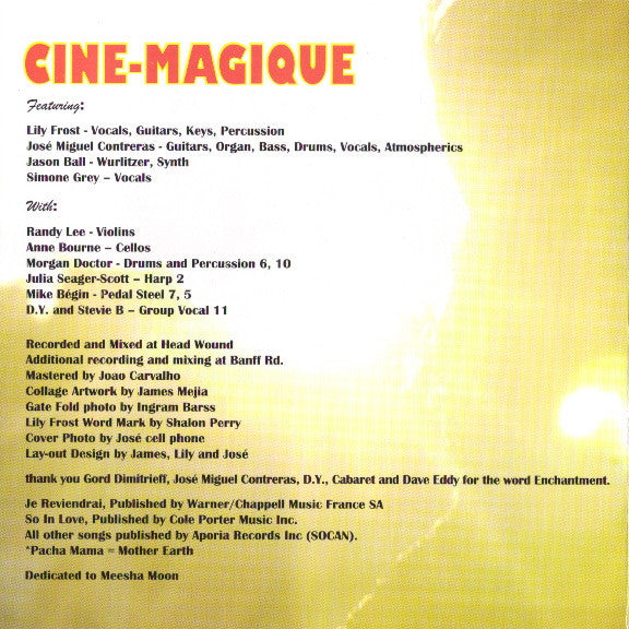 Lily Frost : Cine-Magique (CD, Album)