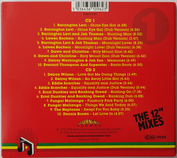 Various : Burning Rockers 1 (The 12" Mixes) (2xCD, Comp)