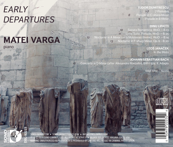 Matei Varga : Early Departures (CD, Album)