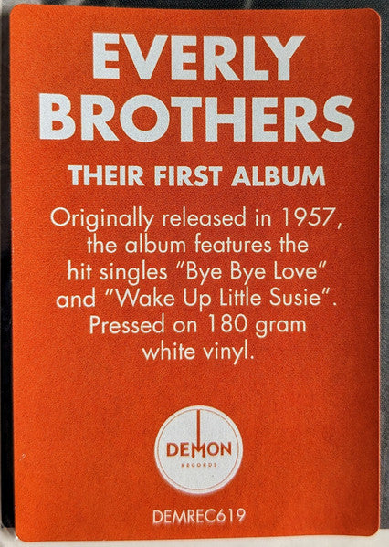 Everly Brothers : The Everly Brothers (LP, Album, Whi)