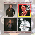 George Jones (2) : Still The Same Ole Me / First Time Live! / One Woman Man / Friends In High Places (2xCD, Comp, RM)