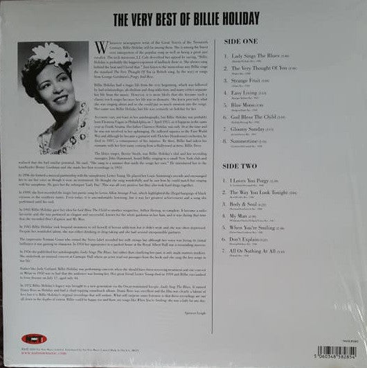 Billie Holiday : The Very Best Of Billie Holiday (LP, Comp, Tur)