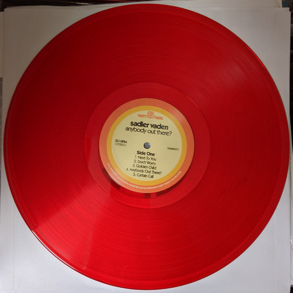 Sadler Vaden : Anybody Out There?  (LP, Album, Ltd, Red)