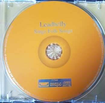 Leadbelly With Woody Guthrie, Cisco Houston, Sonny Terry, Brownie McGhee : Leadbelly Sings Folk Songs (CD, Album, RE)