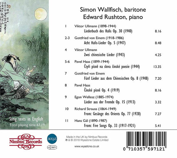 Simon Wallfisch, Edward Rushton : Gesänge Des Orients (CD, Album)