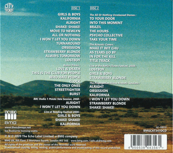 The Subways : All Or Nothing (2xCD, Album, Ltd)
