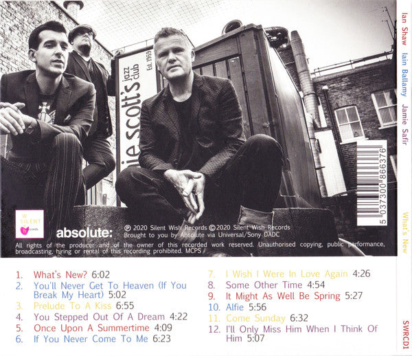 Ian Shaw (2), Iain Ballamy, Jamie Safir : What's New (CD, Album)