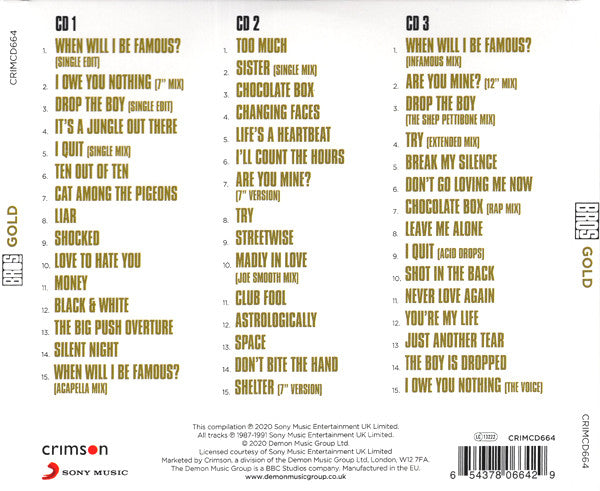Bros : Gold (3xCD, Comp, RM)