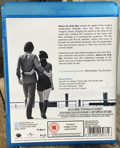 John Lennon & Yoko Ono : Above Us Only Sky (Blu-ray, Multichannel)