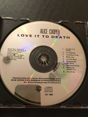 Alice Cooper : Love It To Death (CD, Album, RE, RM)