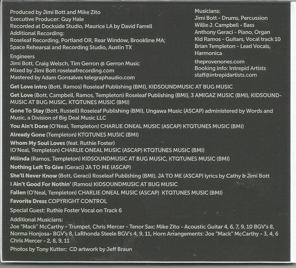 The Proven Ones : You Ain't Done (CD, Album)