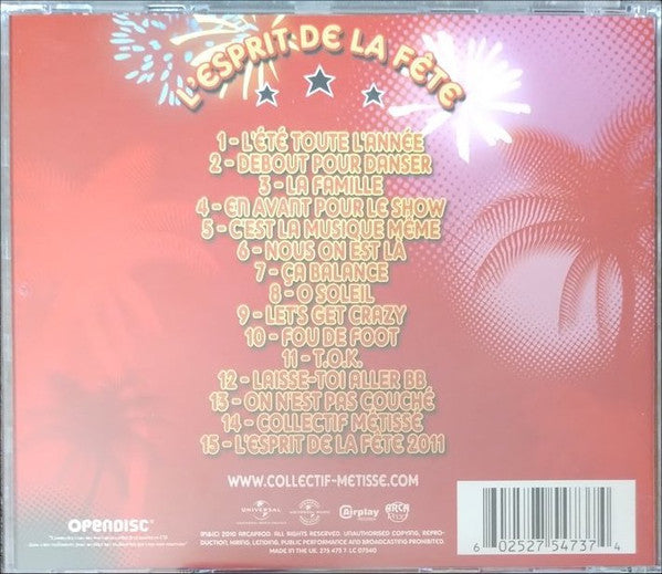 Collectif Métissé : L'esprit De La Fête (CD, Album)