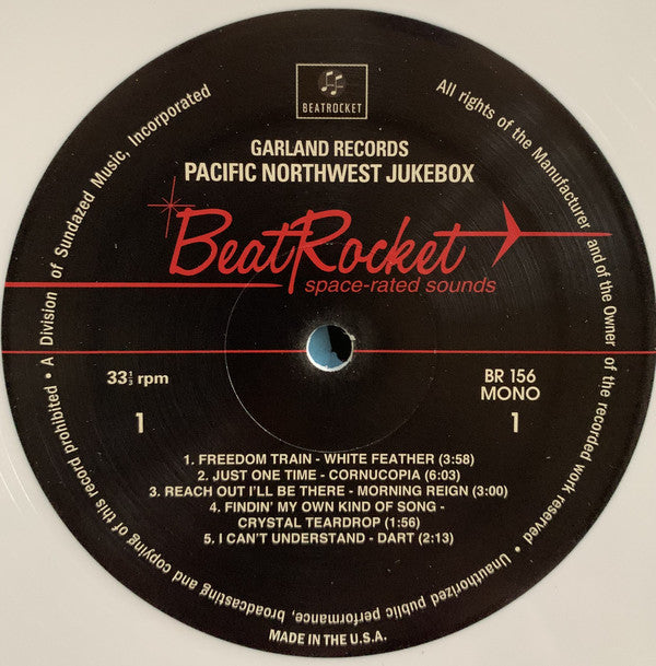 Various : Garland Records: Pacific Northwest Juke Box (LP, Album, Comp, Mono, Whi)