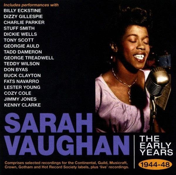 Sarah Vaughan : The Early Years 1944-48 (2xCDr, Comp)